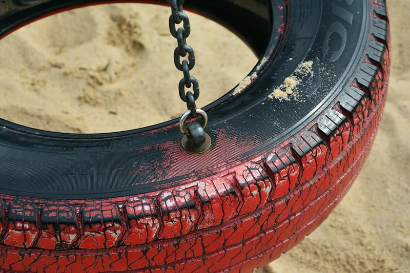 Upcycled Tire Swing
